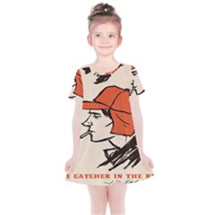 Catcher In The Rye Kids  Simple Cotton Dress by artworkshop