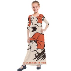 Catcher In The Rye Kids  Quarter Sleeve Maxi Dress by artworkshop