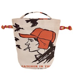 Catcher In The Rye Drawstring Bucket Bag by artworkshop