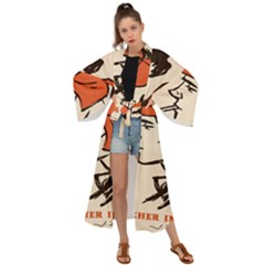 Catcher In The Rye Maxi Kimono by artworkshop