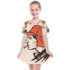 Catcher In The Rye Kids  Smock Dress by artworkshop