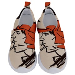 Catcher In The Rye Kids  Velcro No Lace Shoes by artworkshop