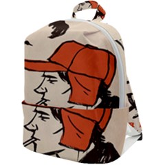 Catcher In The Rye Zip Up Backpack by artworkshop