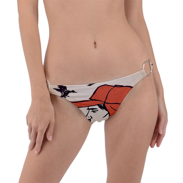 Catcher In The Rye Ring Detail Bikini Bottom