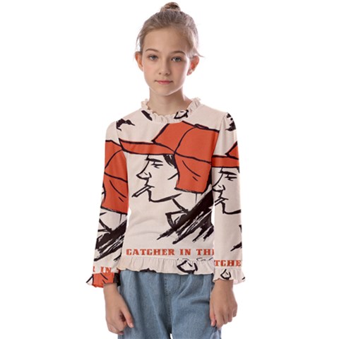 Catcher In The Rye Kids  Frill Detail Tee by artworkshop