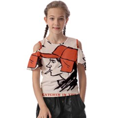 Catcher In The Rye Kids  Butterfly Cutout Tee by artworkshop