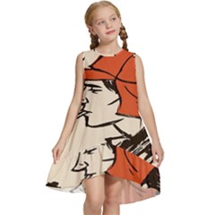 Catcher In The Rye Kids  Frill Swing Dress by artworkshop