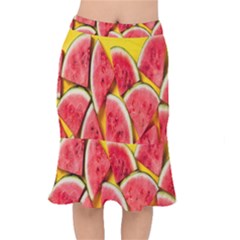 Watermelon Short Mermaid Skirt by artworkshop