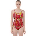 Watermelon Cut Out Top Tankini Set View1