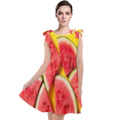 Watermelon Tie Up Tunic Dress