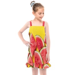 Watermelon Kids  Overall Dress by artworkshop