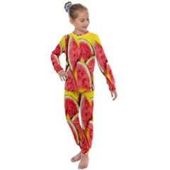 Watermelon Kids  Long Sleeve Set  by artworkshop