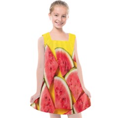 Watermelon Kids  Cross Back Dress by artworkshop