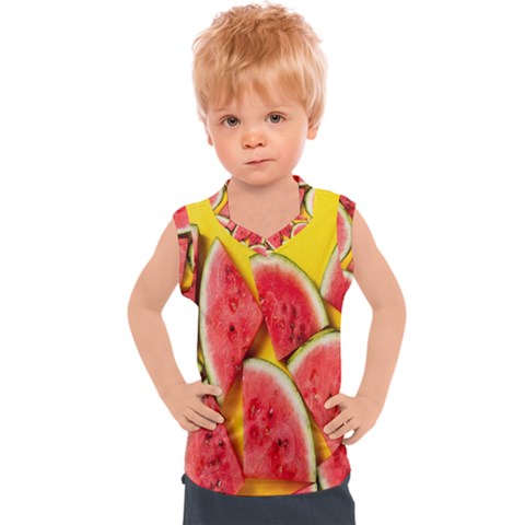 Watermelon Kids  Sport Tank Top by artworkshop