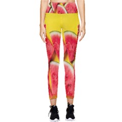 Watermelon Pocket Leggings  by artworkshop