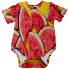 Watermelon Baby Short Sleeve Onesie Bodysuit by artworkshop