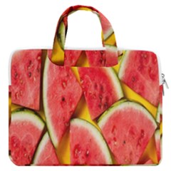 Watermelon Macbook Pro13  Double Pocket Laptop Bag by artworkshop