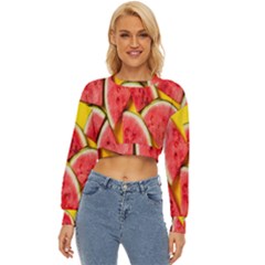 Watermelon Lightweight Long Sleeve Sweatshirt by artworkshop