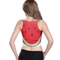 Watermelon Pillow Fluffy Racer Back Crop Top View2