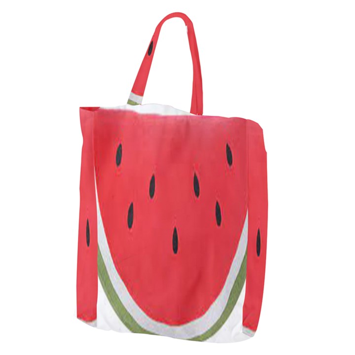 Watermelon Pillow Fluffy Giant Grocery Tote