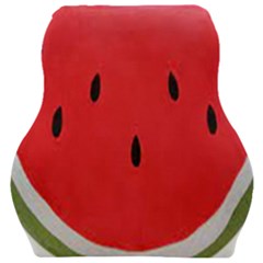 Watermelon Pillow Fluffy Car Seat Velour Cushion  by artworkshop