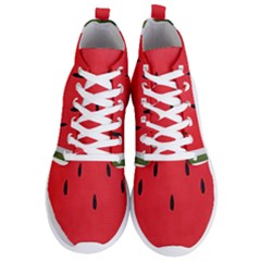 Watermelon Pillow Fluffy Men s Lightweight High Top Sneakers by artworkshop