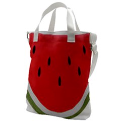 Watermelon Pillow Fluffy Canvas Messenger Bag by artworkshop