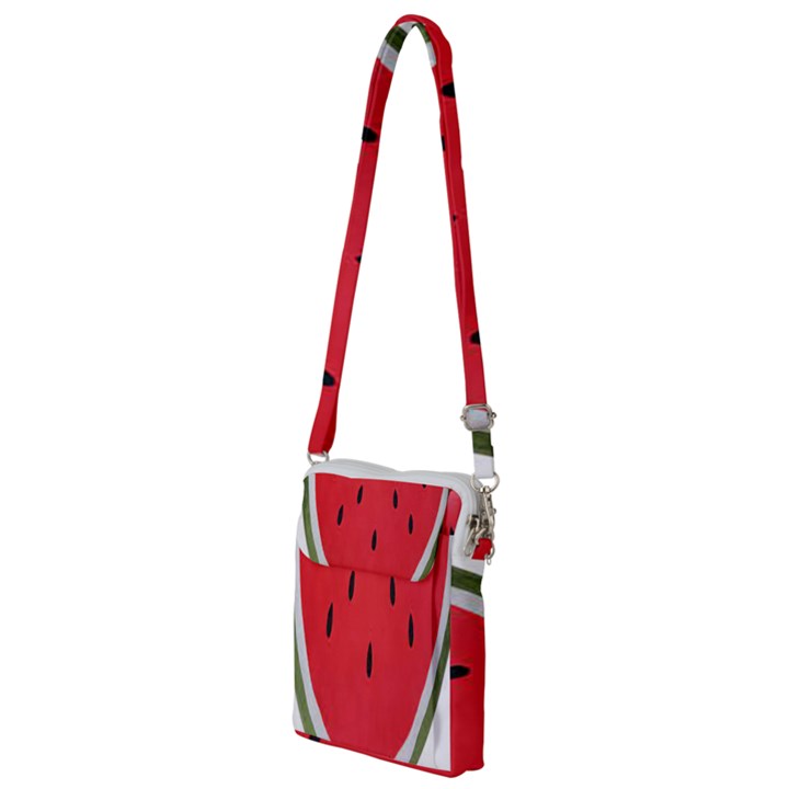 Watermelon Pillow Fluffy Multi Function Travel Bag