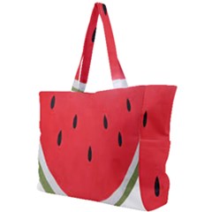 Watermelon Pillow Fluffy Simple Shoulder Bag by artworkshop