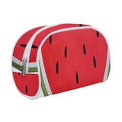 Watermelon Pillow Fluffy Make Up Case (small) by artworkshop