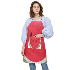 Watermelon Pillow Fluffy Pocket Apron by artworkshop