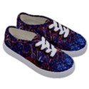 Autumn Fractal Forest Background Kids  Classic Low Top Sneakers View3