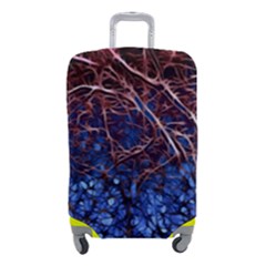 Autumn Fractal Forest Background Luggage Cover (small) by Amaryn4rt