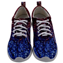 Autumn Fractal Forest Background Mens Athletic Shoes by Amaryn4rt