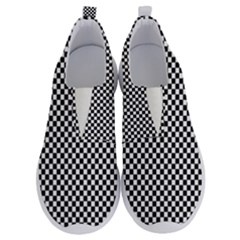 Black And White Checkerboard Background Board Checker No Lace Lightweight Shoes by Amaryn4rt