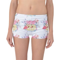 Flamingos Reversible Boyleg Bikini Bottoms by Sparkle