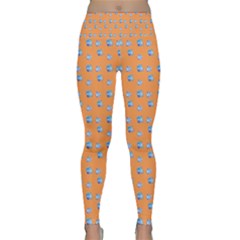 Floral Art Lightweight Velour Classic Yoga Leggings