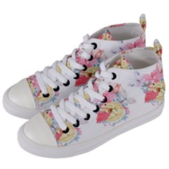 Flamingos Women s Mid-top Canvas Sneakers by Sparkle