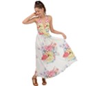 Flamingos Backless Maxi Beach Dress View1