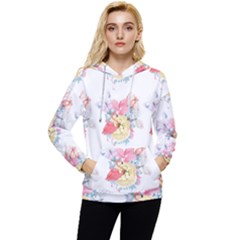 Flamingos Women s Lightweight Drawstring Hoodie by Sparkle