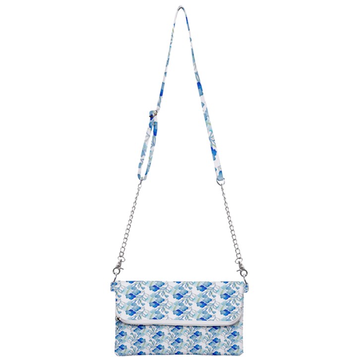 Flowers Pattern Mini Crossbody Handbag