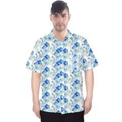 Flowers Pattern Men s Hawaii Shirt