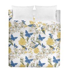 Birds Pattern Duvet Cover Double Side (full/ Double Size) by Sparkle