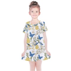 Birds Pattern Kids  Simple Cotton Dress by Sparkle