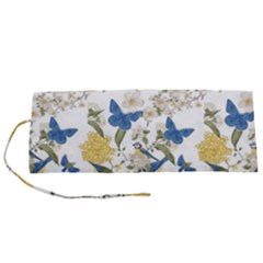 Birds Pattern Roll Up Canvas Pencil Holder (s) by Sparkle