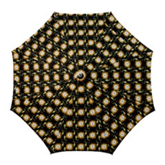 Flowers Pattern Golf Umbrellas by Sparkle