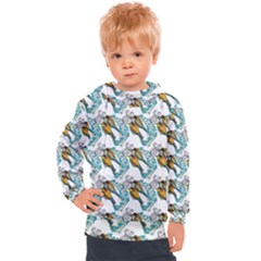 Birds Kids  Hooded Pullover by Sparkle