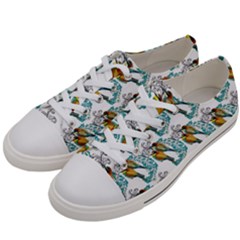 Birds Men s Low Top Canvas Sneakers by Sparkle