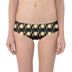 Flowers Pattern Classic Bikini Bottoms by Sparkle