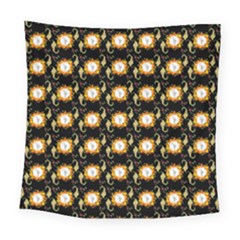 Flowers Pattern Square Tapestry (large) by Sparkle